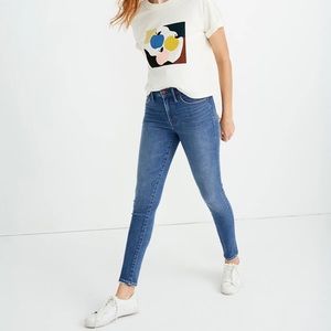 Madewell 9" High-Rise Skinny Jeans in Pearson Wash